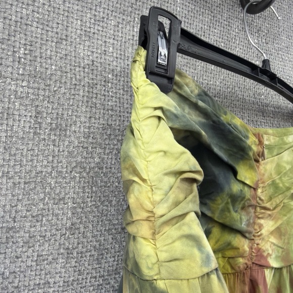 Twelfth Street by Cynthia Vincent Women's Large Tie-dye Ruched Full Maxi Skirt - Picture 5 of 12